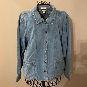 Christopher & Banks Jean Jacket